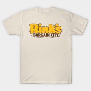 Rink's Bargain City Retro Defunct Cincinnati Discount Store T-Shirt
